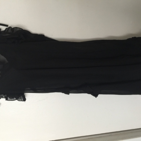 Ruffled chiffon nightie - Picture 4 of 4